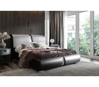 PRATO T1 łóżko tapicerowane 200x200 ze stelażem i pojemnikiem
